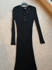 Primark black ribbed midi - primark,