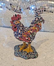 12cms Tall Mosaic Cockerel