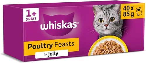 85g whiskas poultry - 40, 1+