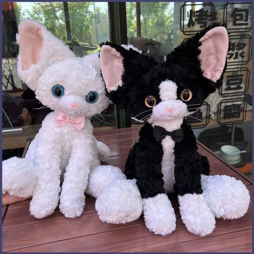 Cute black cat plush - cute,