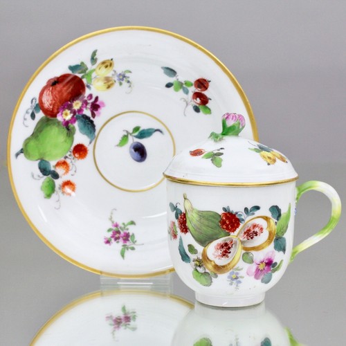 Meissen lidded cup - meissen:, with