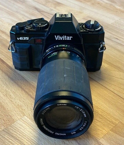 Vivitar v635 35mm slr camera - vivitar,