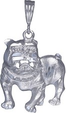 Sterling Silver Bulldog Charm