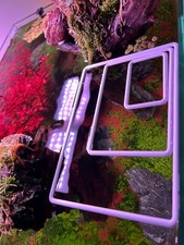 3-9” Aquarium Floating Plant Window Rectangle Rings Feeding Portal Aquascaping