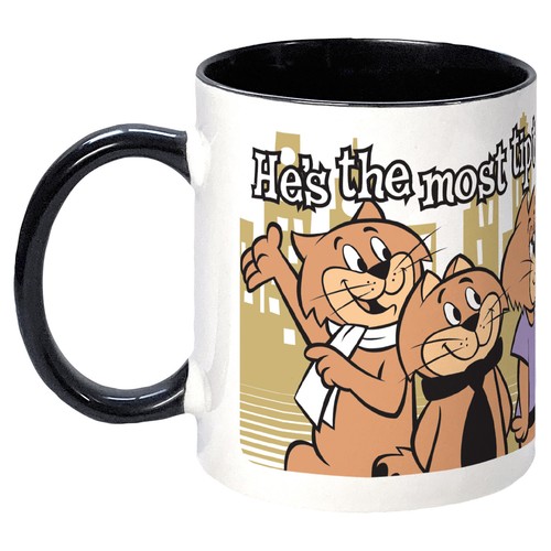 Top cat mug - top,