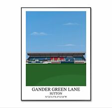 Sutton United Football Poster