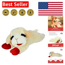 Squeaky Jumbo Lamb Chop Plush