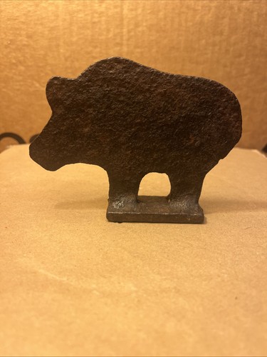 Antique cast iron bear - cast,