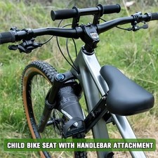 Bike Front Mounted Child Seat Kids Top Tube Bicycle Detachable Child Armrest