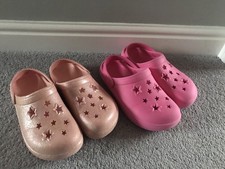 Croc Type Shoes Girls Pink &