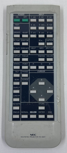 Nec 6321 multisync setup - rc-6321,