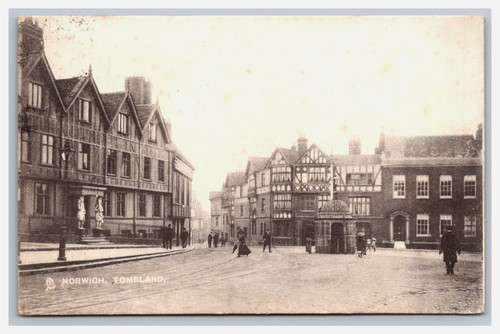 Postcard norwich tombland tuck - postcard,