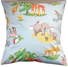 Handmade Cushion Cover in Cath Kidston At The Zoo 16" Children's Kid's Bedrrom