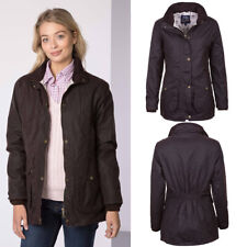 Ladies Elasticated Back Wax Cotton Jacket Women's Waxed Coat Rydale - UK Made!