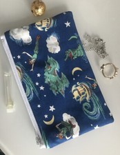 HANDMADE CATH KIDSTON  PETER PAN FABRIC CARD/COIN/MAKEUP POUCH !