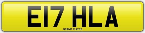 Ella ellas number plate e17 - ella,