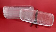 6 Vintage Rain Glass Boats / Dishes - Corn Cob, Melon, Banana Split