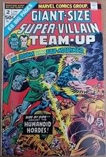 Giant-Size Super-Villain Team-Up #2 - VG/FN (5.0) - Marvel 1975 - 50 Cents copy