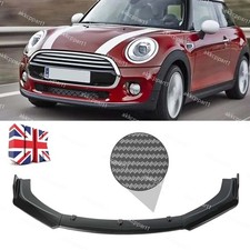 Carbon Fiber Front Bumper Protector Lip Body Spoiler Splitter For Mini Cooper AK