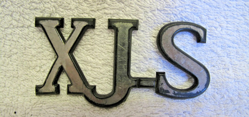 Jaguar boot badge - x, j-s.