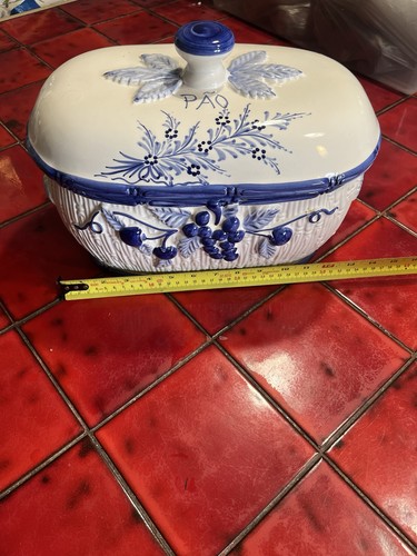 Large vintage bread bin made - bread,