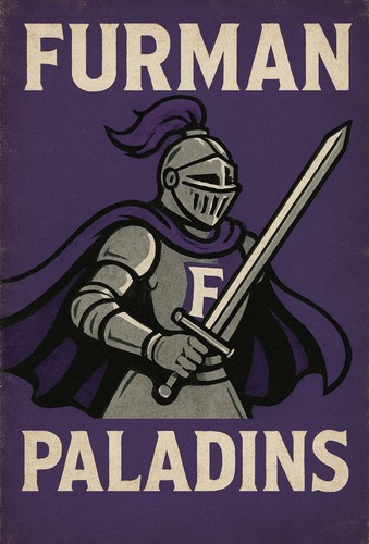 Furman paladins 12x8in metal - paladins,