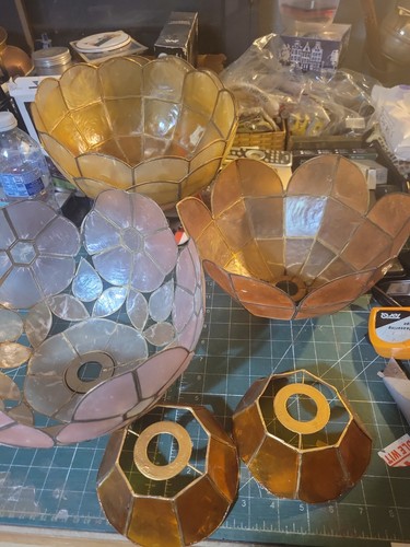 Vintage segmented lamp - lamp, shades