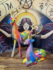 Psychedelic Stag Ornament Set