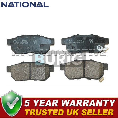 Burig rear brake pads - rear, set