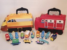 Chuggington Large Wilson & Chugger Carry Case 13 Die Cast Trains & carriages