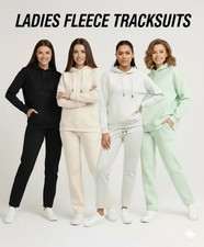 Womens Ladies Fleece Tracksuit