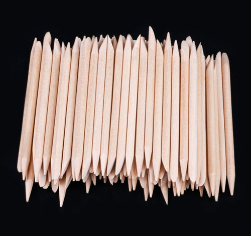 Orange wood sticks nail - wood,