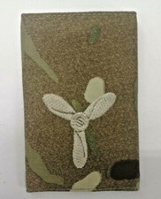 Genuine British Army, RAF MTP Camo Senior Aircraftman SAC Rank Slide USED