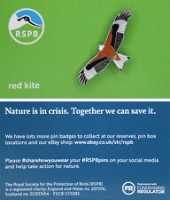 RSPB Pin Badge NIIC Red Kite P03029