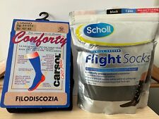 Support stockings (e.g. DVT/flight) black, size 9-12UK, 40-43 Eu