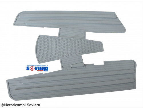 Grey soft rubber carpet - , vespa