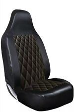 For VOLKSWAGEN CAMPERVAN - Premium Black Diamond Quilted Single Seat Cover