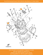YAMAHA Cover, Cylinder Head