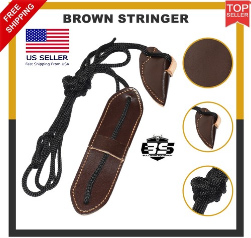 Stringer leather bow archery - |,