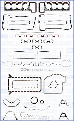 Full engine gasket set - engine,