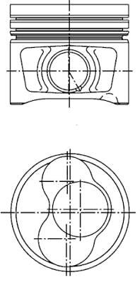 Kolbenschmidt 40409610 piston - kolbenschmidt,
