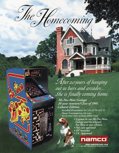 Pac man arcade flyer - arcade, the