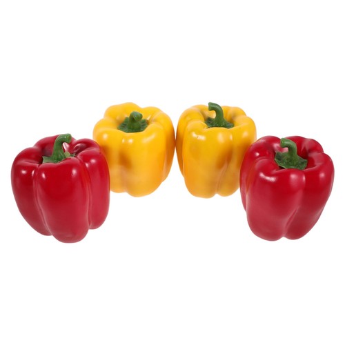 4pcs foam artificial peppers - foam,