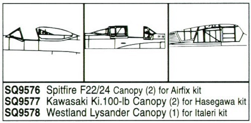 Squadron canopies sqs9578 - sqs9578, 1:48