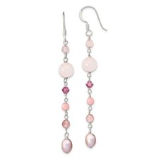 Sterling Silver Polished Pink