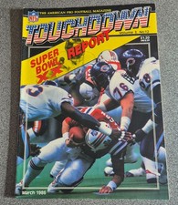 AMERICAN FOOTBALL MAGAZINE ** TOUCHDOWN ** VOL 3 NO 12 ** NFL UK 1985