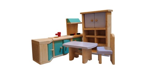 Toy van dolls house wooden - dolls,