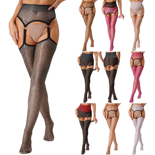 Women sheer lace thigh high - lace,