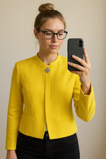 ZARA Basic Yellow Collarless