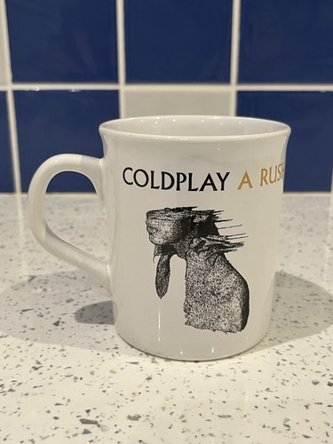 Vtg coldplay mug rush of - vtg, a